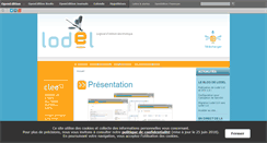 Desktop Screenshot of lodel.org