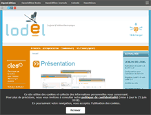 Tablet Screenshot of lodel.org